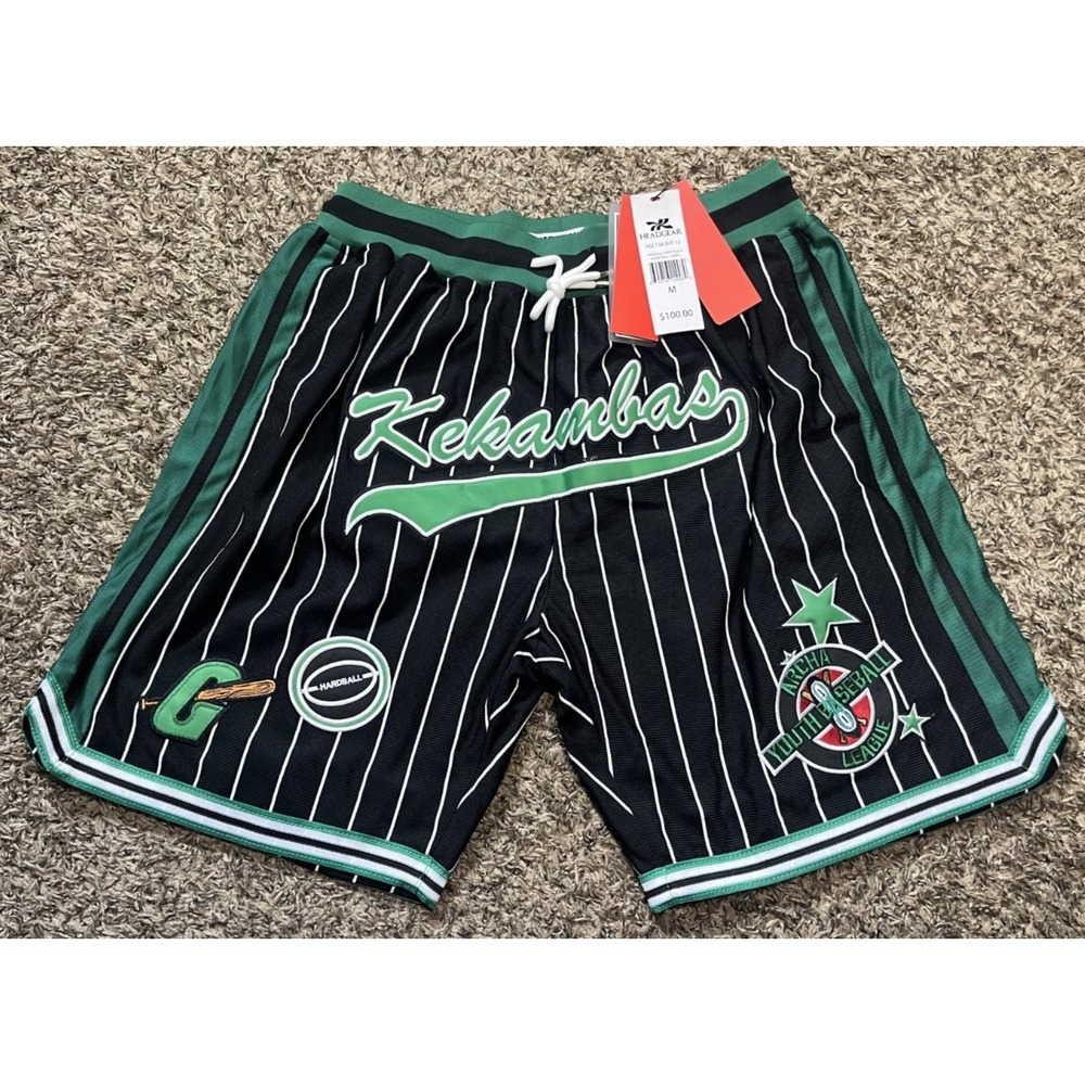 NEW Headgear Classics Hardball Kekambas Shorts Stitched with Pockets (Medium)